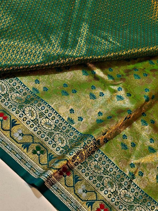 Malhar soft silk original gold surat bombay market saree price