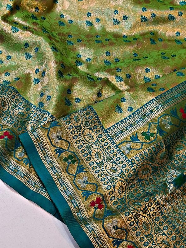 Malhar soft silk original gold surat bombay market saree price
