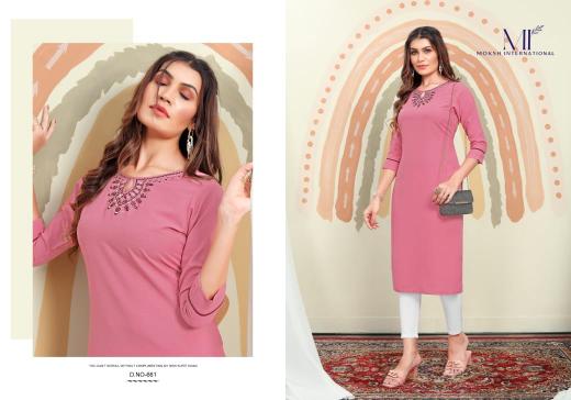Moksh International mirror vol 1 kurti surat online shopping wholesale 