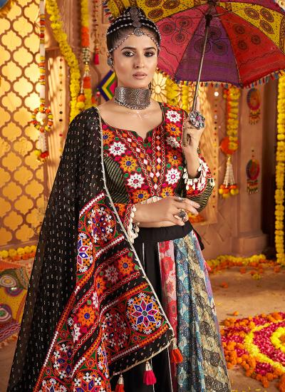 Multi Color Viscose Rayon Thread Embroidery Work 347 Budget-friendly lehenga choli suppliers in Delhi