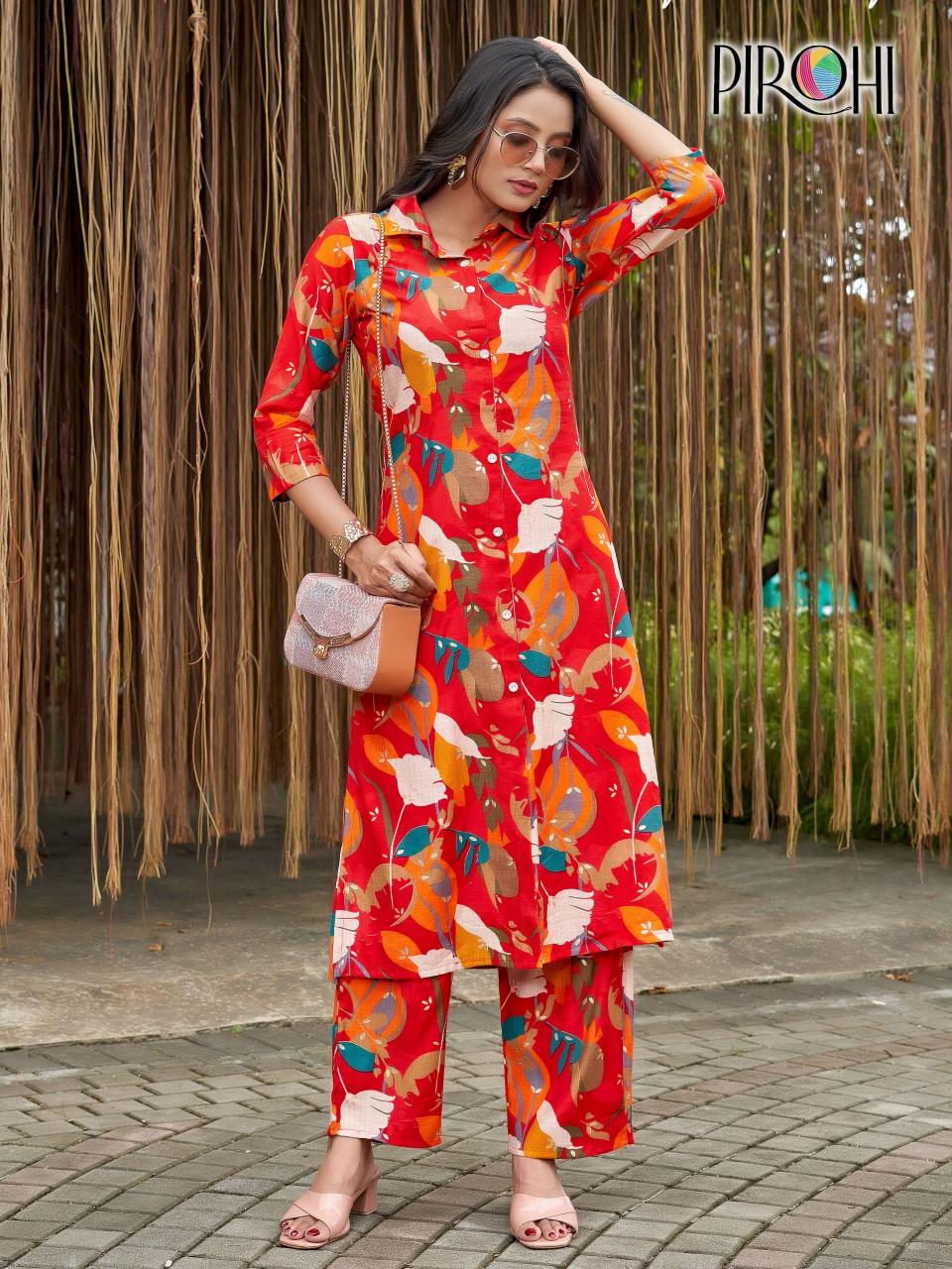 Pirohi kimora viscose coord set wholesale cloth market online