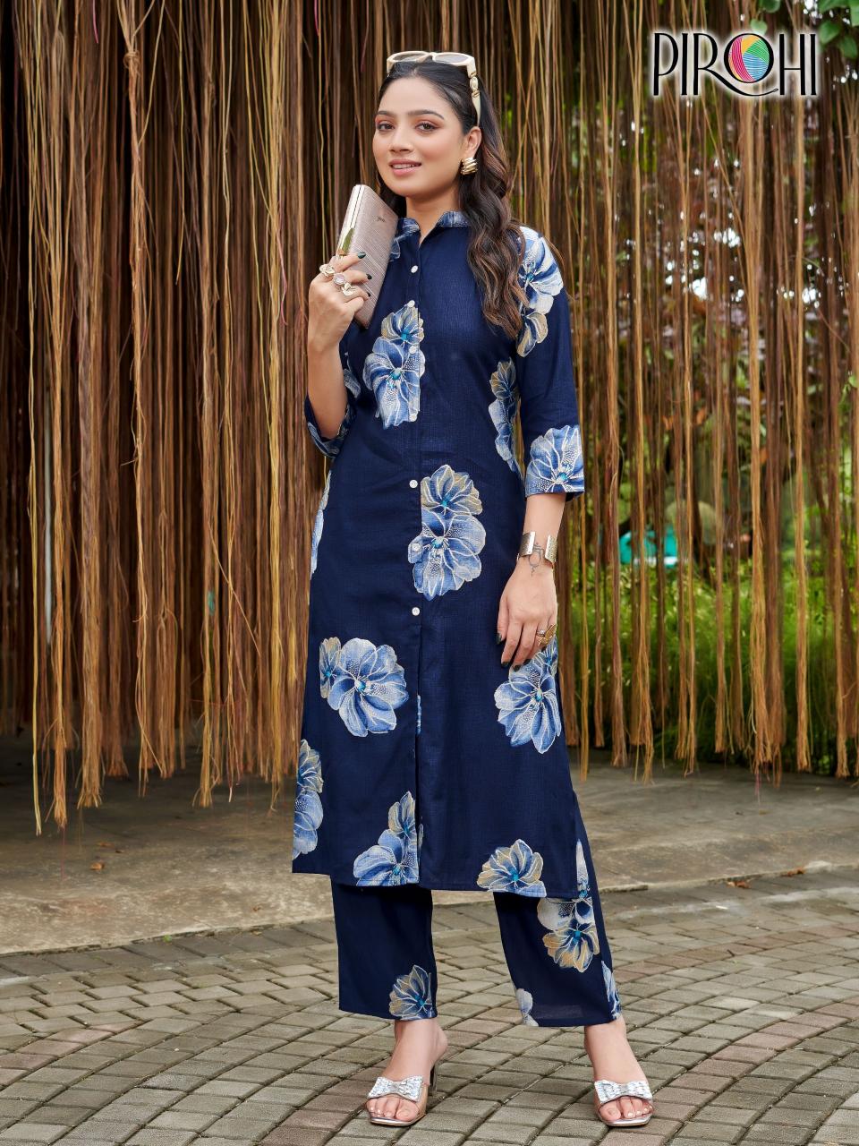 Pirohi kimora viscose coord set wholesale cloth market online