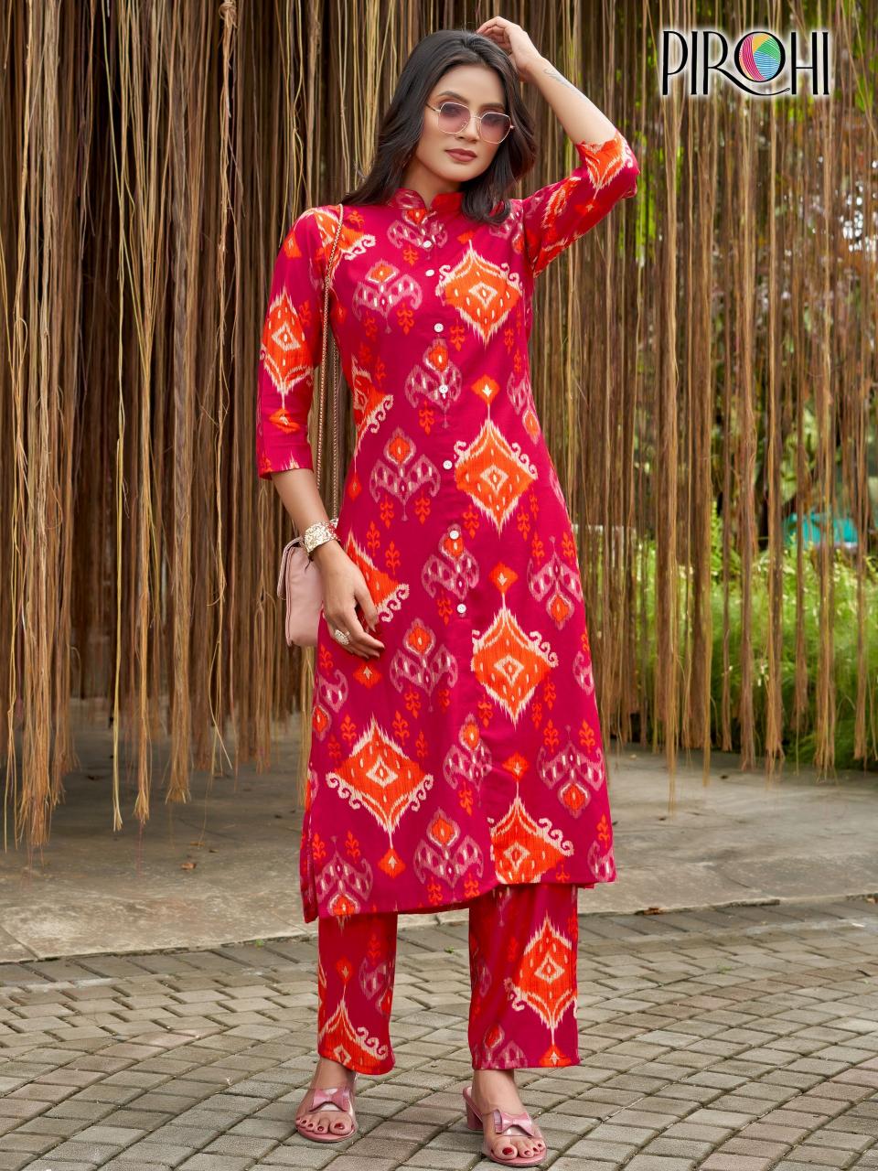 Pirohi kimora viscose coord set wholesale cloth market online