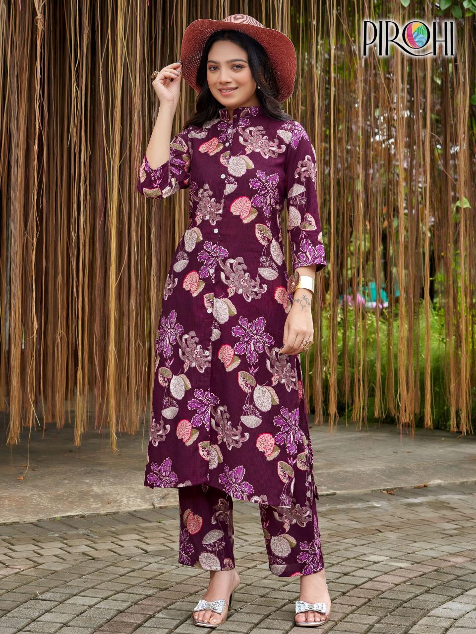 Pirohi kimora viscose coord set wholesale cloth market online
