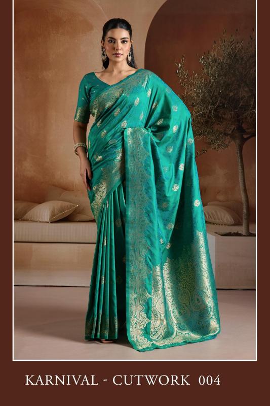 Rajtex karnaal cutwork silk wholesale saree market india