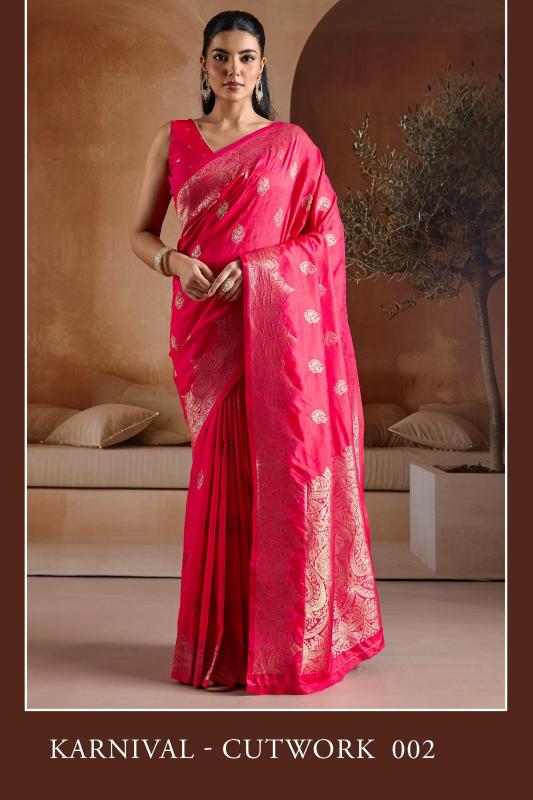 Rajtex karnaal cutwork silk wholesale saree market india