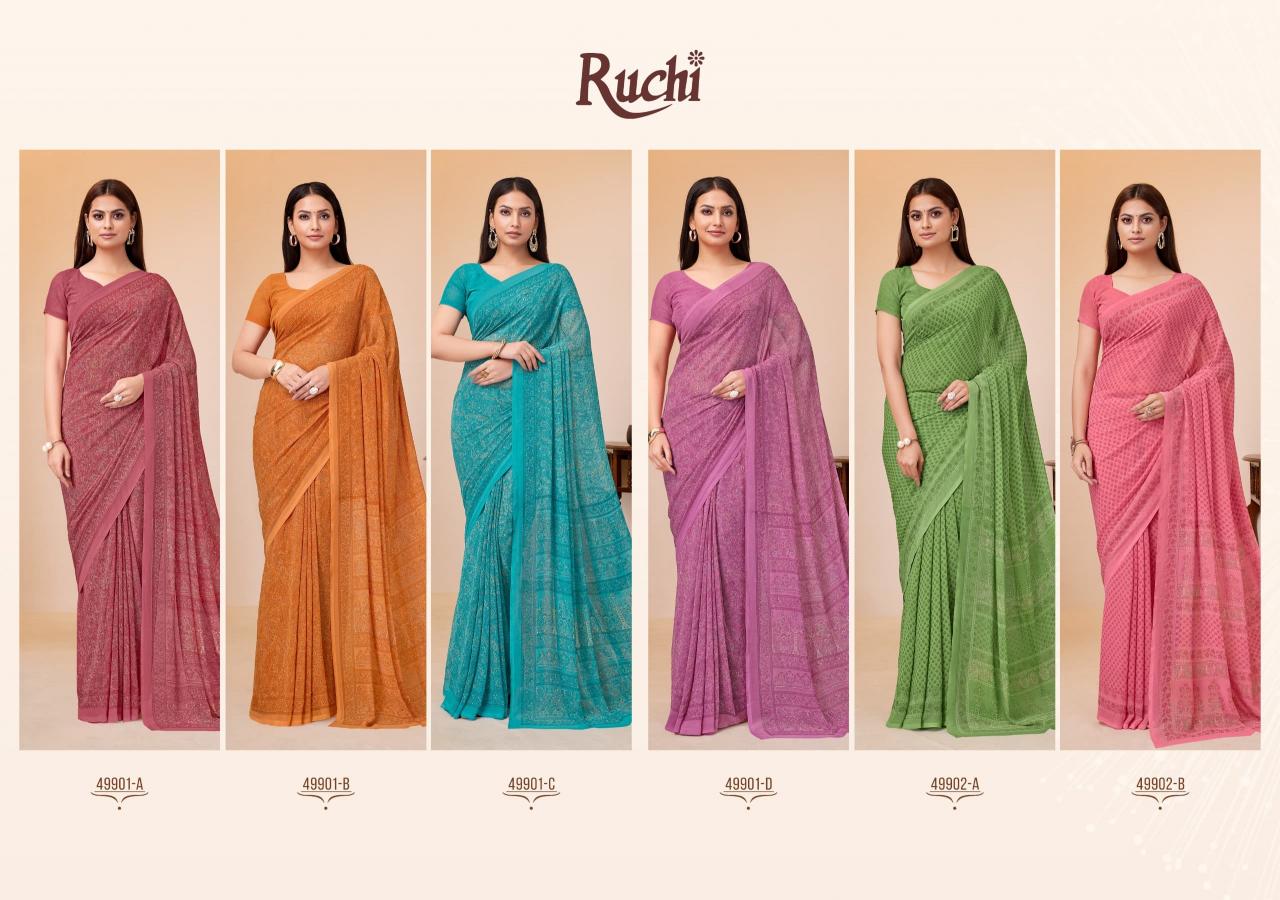 Ruchi ragaa georgette saree shop in surat