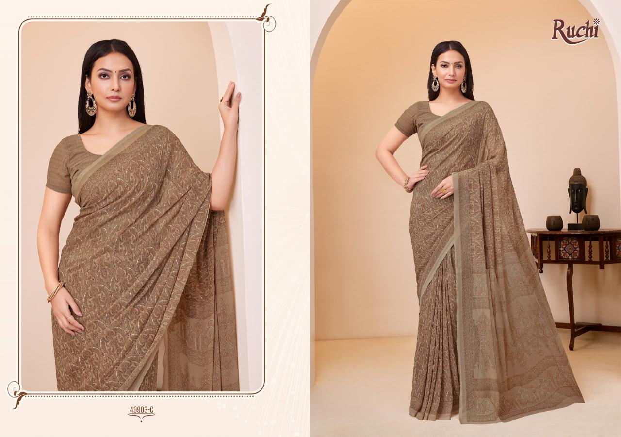 Ruchi ragaa georgette saree shop in surat