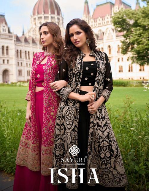 Sayuri designer isha georgette wholesale salwar suit catalogue