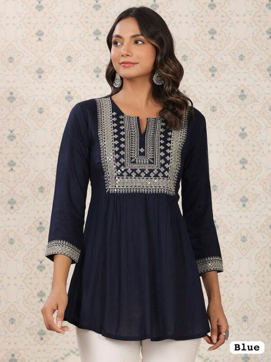 Shorya adaa 2.0 embroidery work short top clothing dealers in india