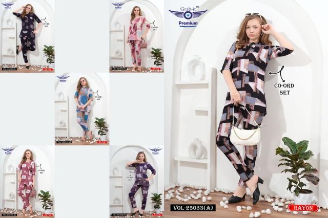 Shorya BY rayon imported cord set wholesale