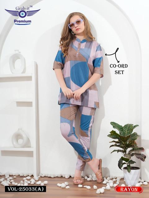 Shorya BY rayon imported cord set wholesale