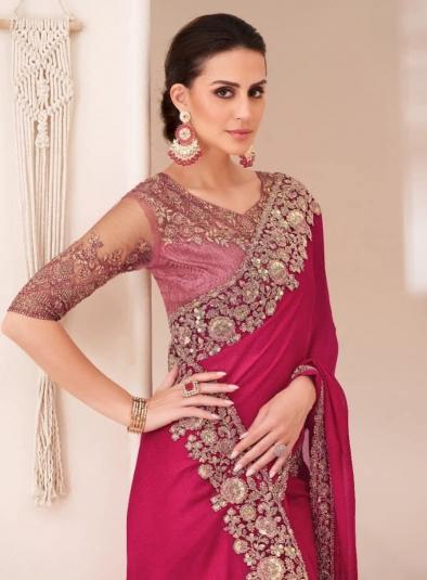 Shorya cherry sartin chiffon surat textile market saree