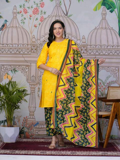 Shorya cotton 3 piece womens branded clothing wholesale