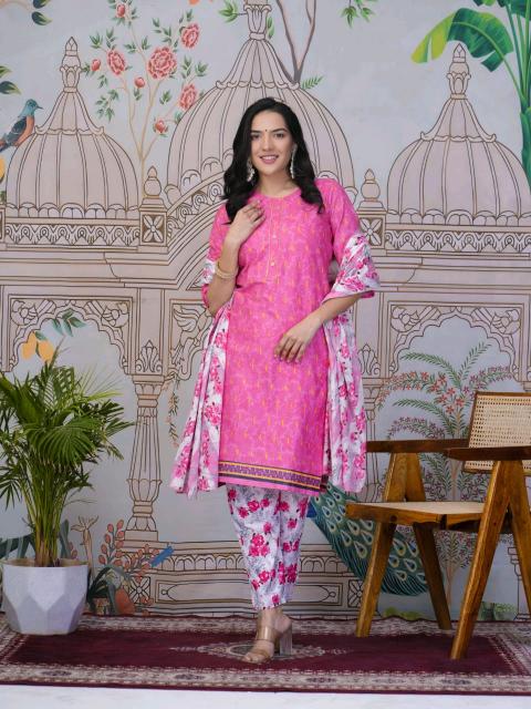 Shorya cotton 3 piece womens branded clothing wholesale