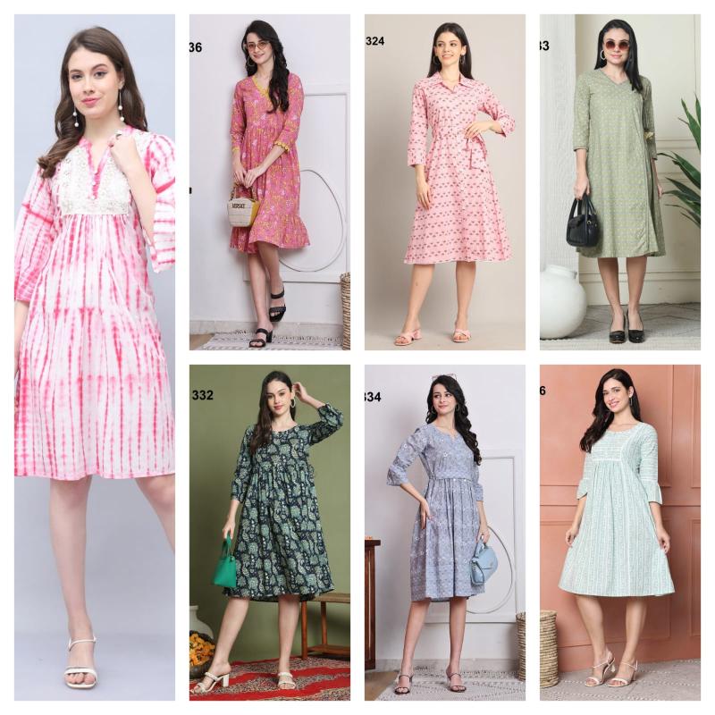 Shorya dress 42 length pure cotton branded kurtis wholesale