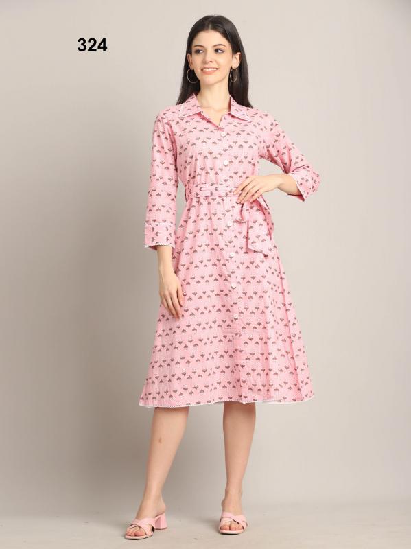 Shorya dress 42 length pure cotton branded kurtis wholesale