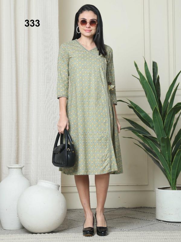 Shorya dress 42 length pure cotton branded kurtis wholesale