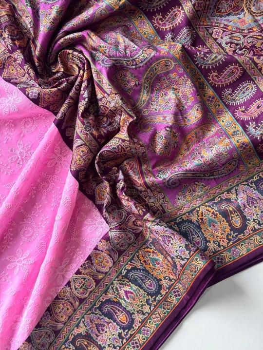 Shorya georgette lukhnowi sarees wholesale online shopping