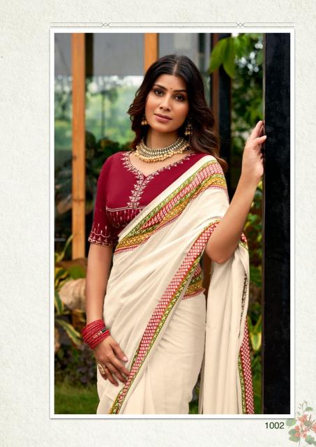 Shorya korial tusser silk printed catalogue sarees wholesale surat