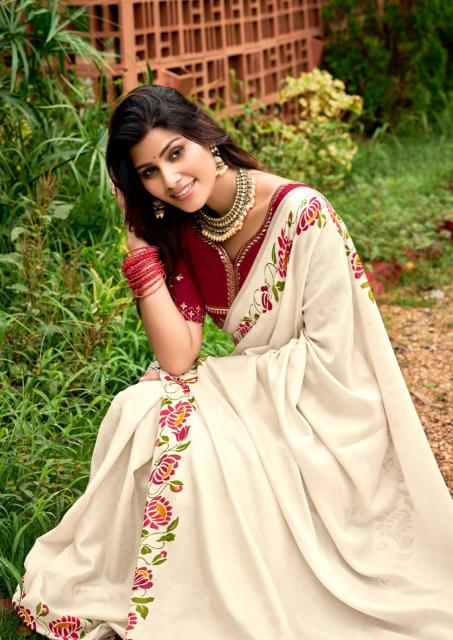 Shorya korial tusser silk printed catalogue sarees wholesale surat