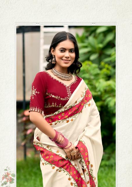 Shorya korial tusser silk printed catalogue sarees wholesale surat
