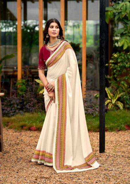 Shorya korial tusser silk printed catalogue sarees wholesale surat