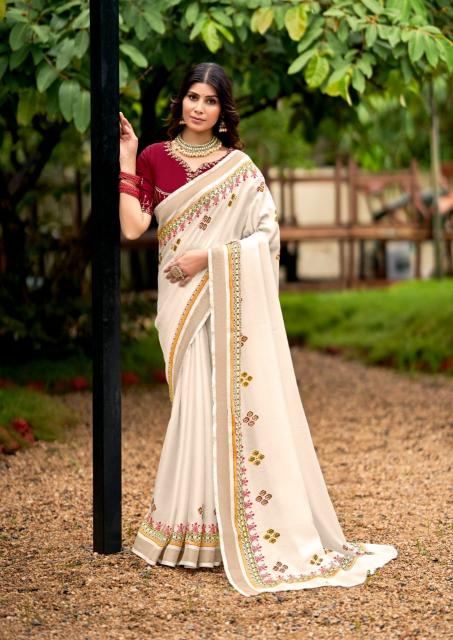 Shorya korial tusser silk printed catalogue sarees wholesale surat