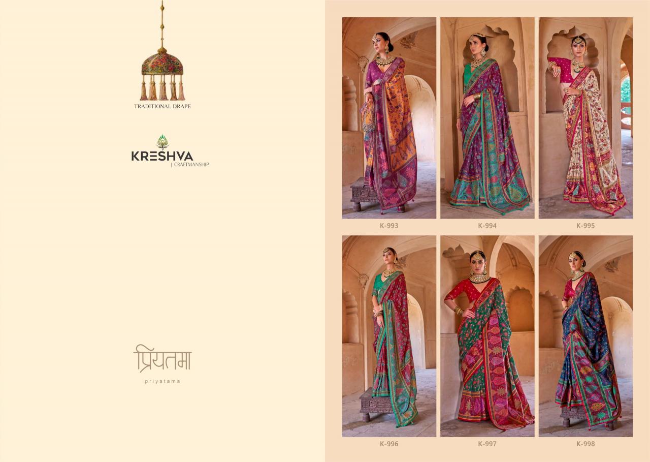 Shorya Kreshva priyatama silk surat retail saree market