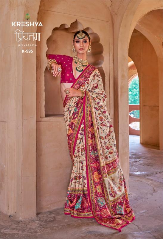 Shorya Kreshva priyatama silk surat retail saree market
