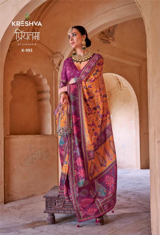 Shorya Kreshva priyatama silk surat retail saree market