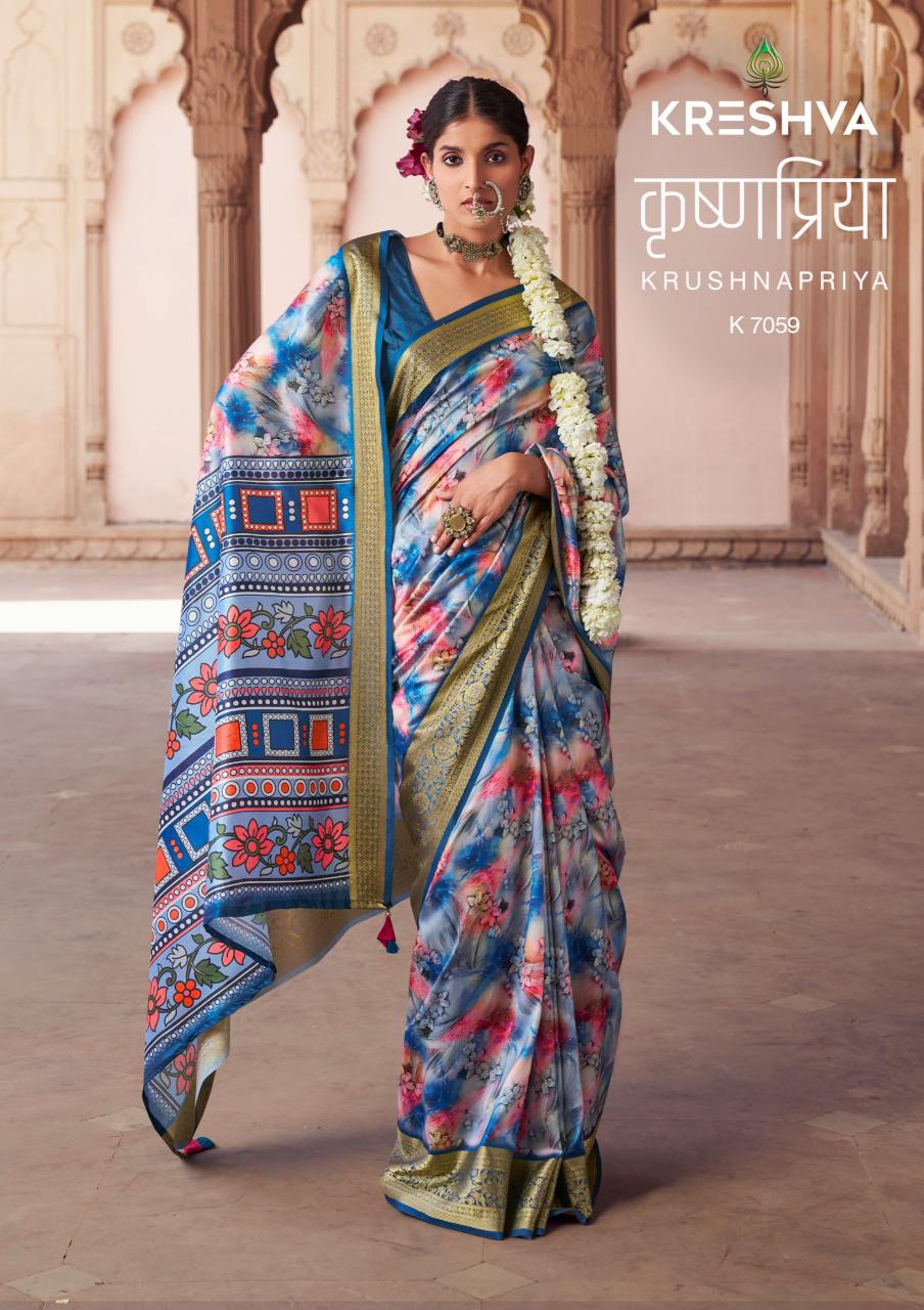 Shorya krushnapriya viscose digital print surat sadi market