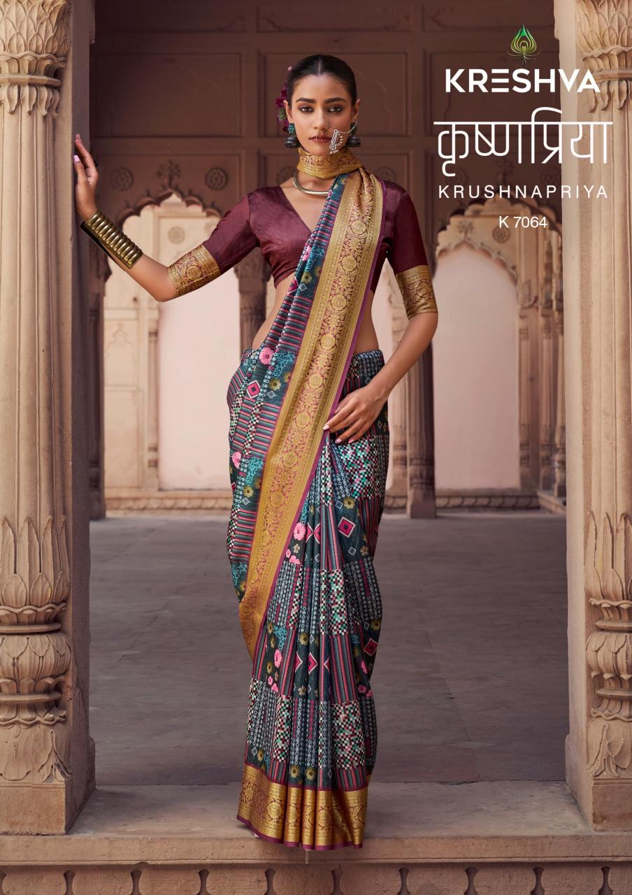 Shorya krushnapriya viscose digital print surat sadi market