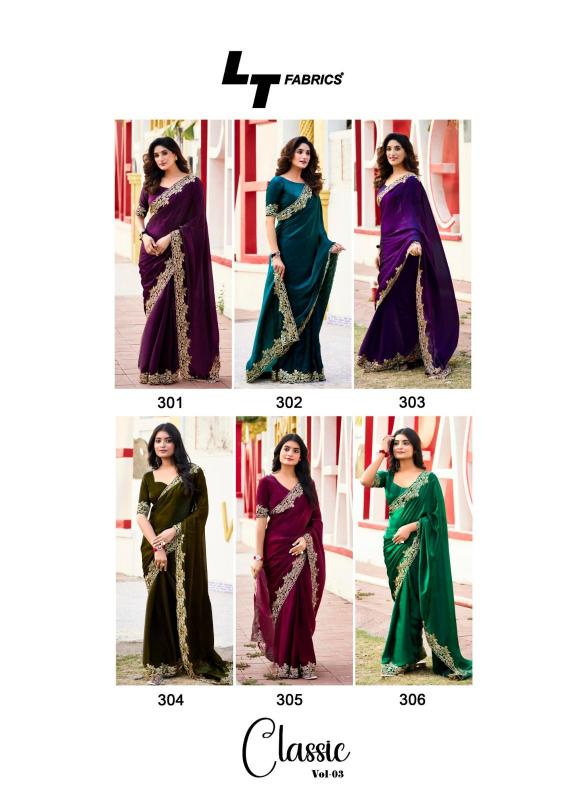 Shorya L t fashions classic vol 3 malai silk bulk sarees online shopping