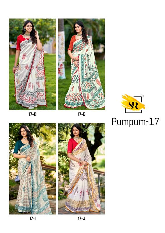 Shorya s.r pum pum 17 cotton saree wholesale market in surat