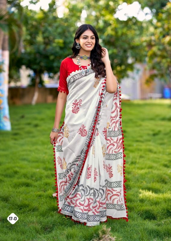 Shorya s.r pum pum 17 cotton saree wholesale market in surat