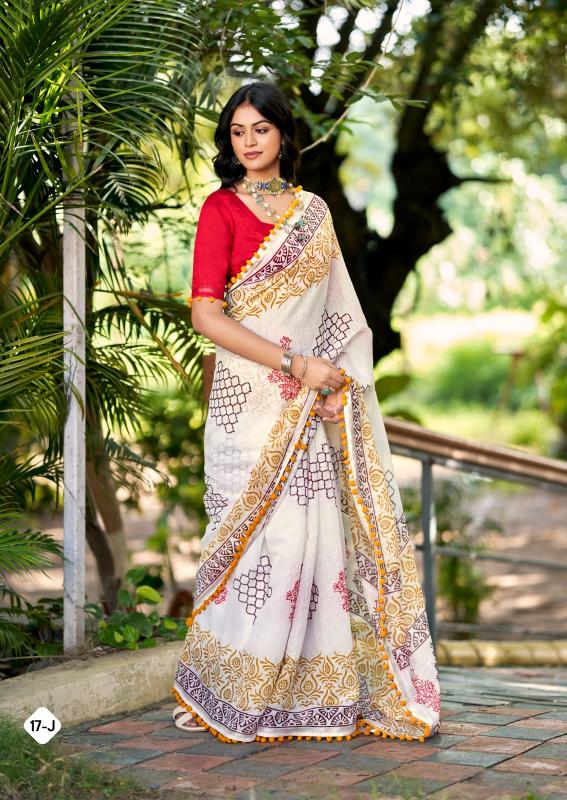 Shorya s.r pum pum 17 cotton saree wholesale market in surat