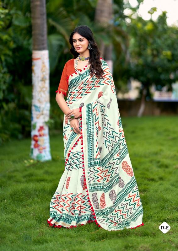 Shorya s.r pum pum 17 cotton saree wholesale market in surat