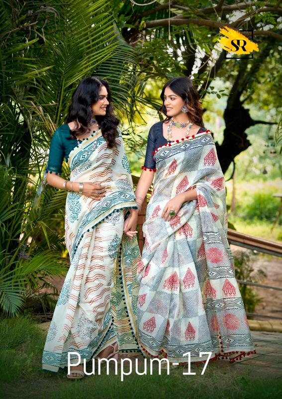 Shorya s.r pum pum 17 cotton saree wholesale market in surat