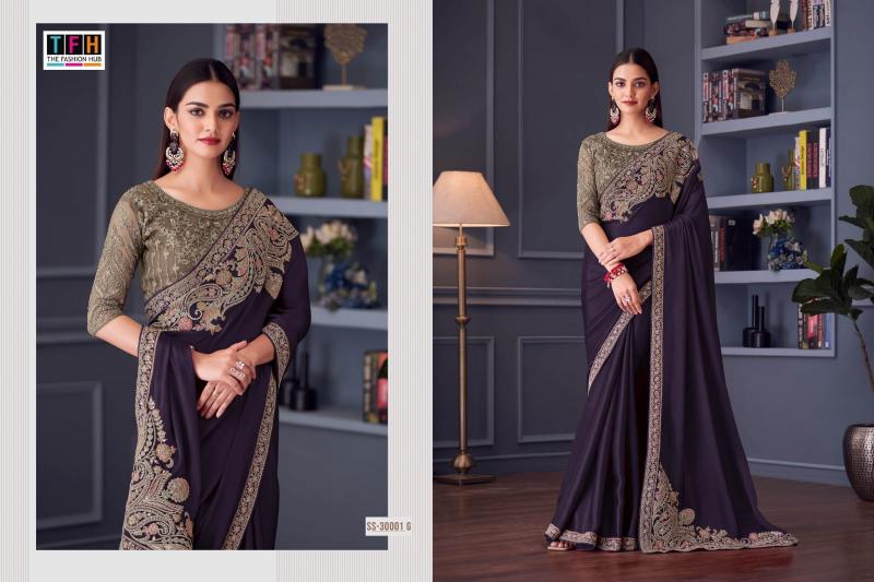 Shorya TFH silver screen sarees wholesale market in surat