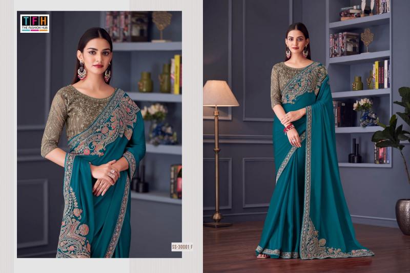 Shorya TFH silver screen sarees wholesale market in surat