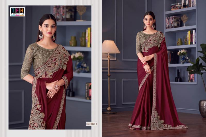 Shorya TFH silver screen sarees wholesale market in surat