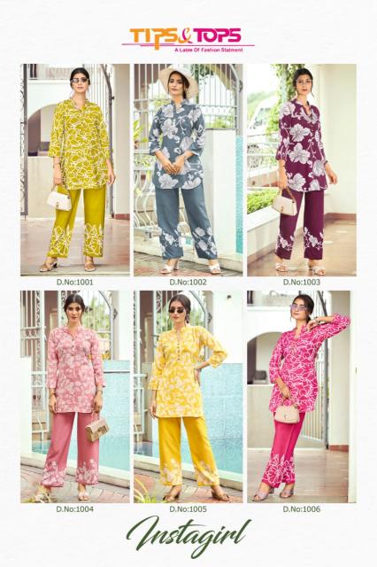 Tips & tops instagirl coord set wholesalers online clothing