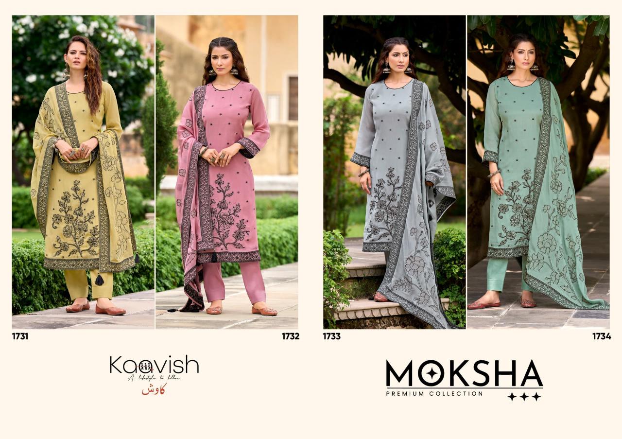 Kaavish moksha non catalogue dress material wholesale