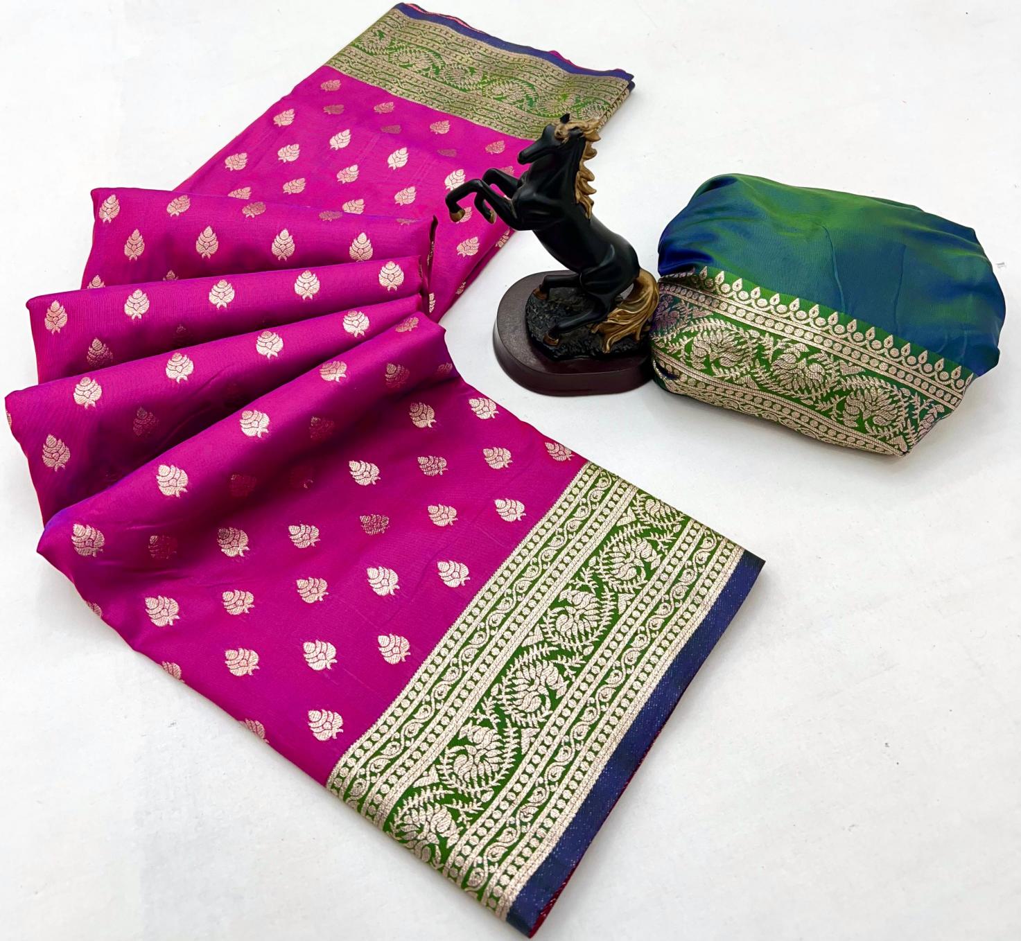 Malhar banarasi-vol-5 soft silk wholesale saree catalogue