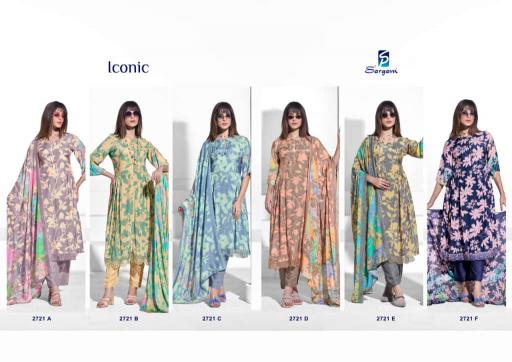 Sargam iconic printed non catalogue dress materials wholesale in surat