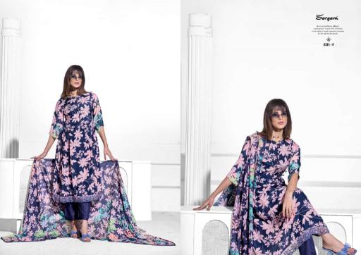 Sargam iconic printed non catalogue dress materials wholesale in surat