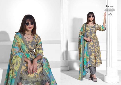 Sargam iconic printed non catalogue dress materials wholesale in surat