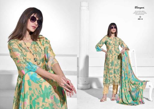 Sargam iconic printed non catalogue dress materials wholesale in surat