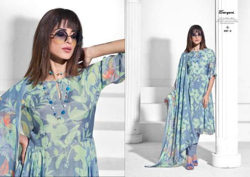 Sargam iconic printed non catalogue dress materials wholesale in surat